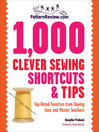 Cover image for 1,000 Clever Sewing Shortcuts & Tips